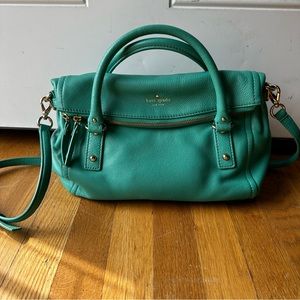 Kate Spade New York | Fold over crossbody green